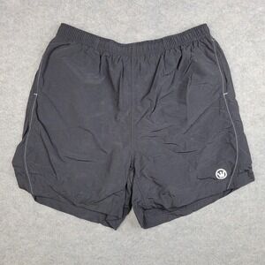 Canari Shorts Mens Large Black Mesh Lined Running Cycling Quick Dry Athletic